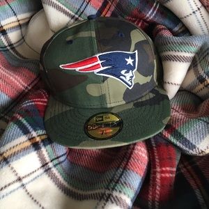 Patriots camo baseball cap 7 1/4